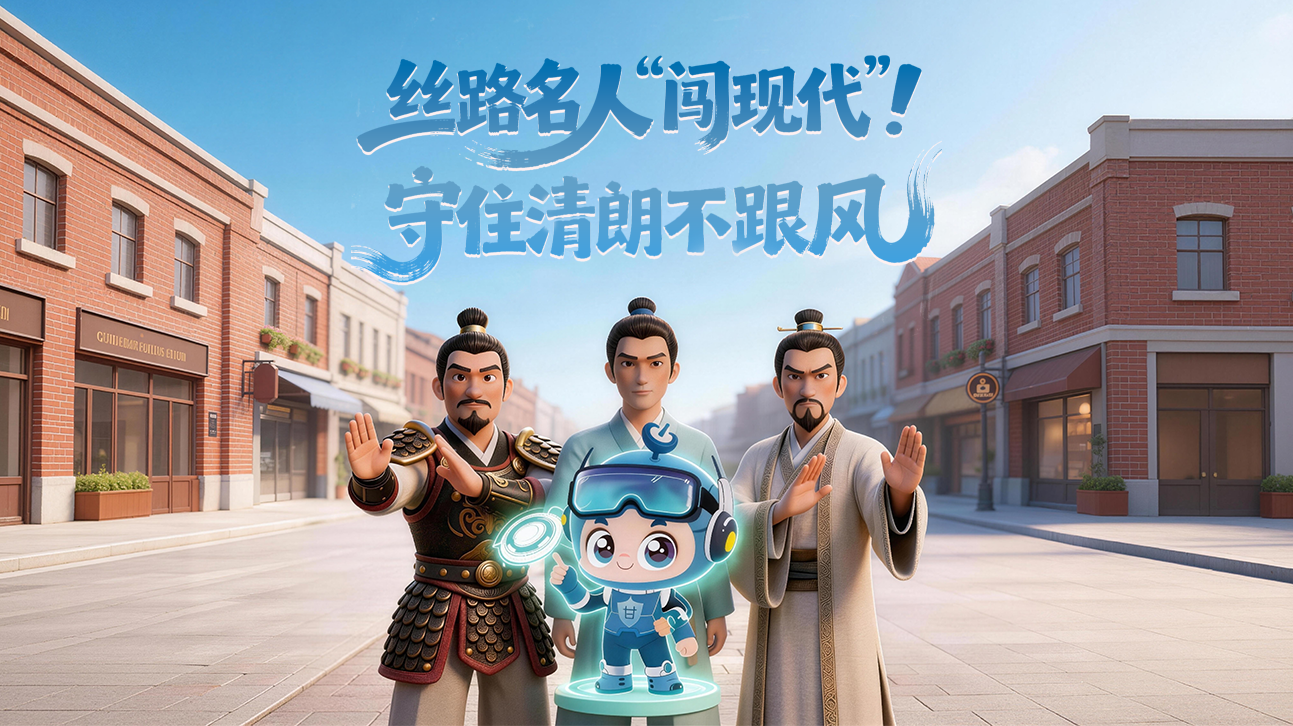 AI短视频|丝路名人“闯现代”！守住清朗不跟风